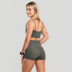 Conjunto Poliamida Verde Militar feminino