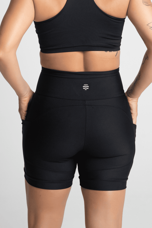 Bermuda de Compressão Feminina Preta