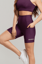 Bermuda de Compressão Feminina Berinjela Personalizada