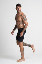 Bermuda de Compressão Masculina Preta Personalizada