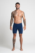Bermuda de Compressão Masculina Azul Marinho Personalizada