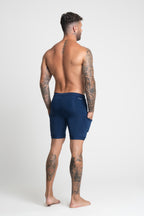 Bermuda de Compressão Masculina Azul Marinho Personalizada
