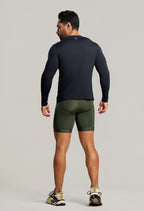 Blusa Masculina Esportiva Manga Longa UV Preto