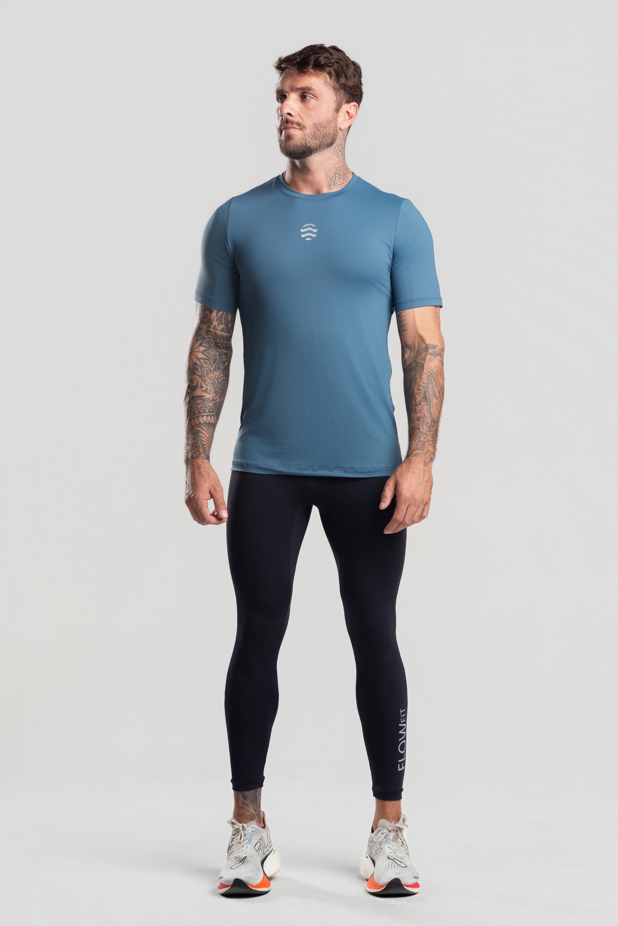 Camista Dryfit Flow Azul Acinzentado