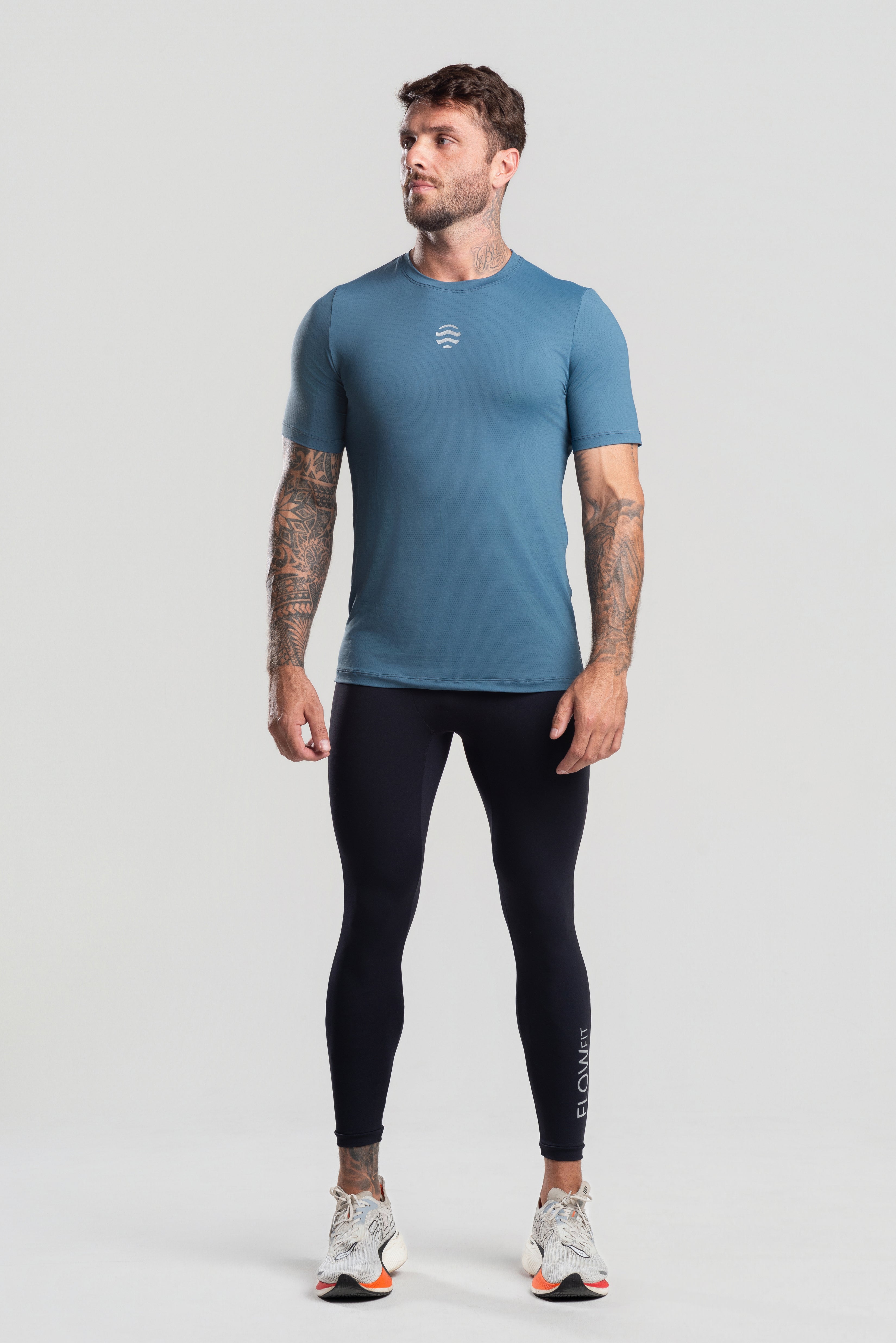 Camista Dryfit Flow Azul Acinzentado