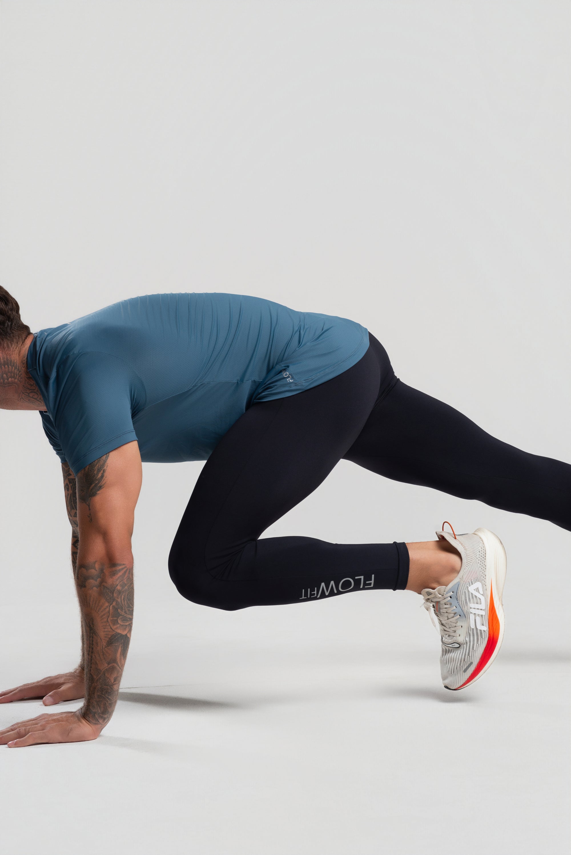 Camista Dryfit Flow Azul Acinzentado