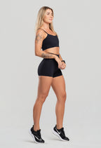 Conjunto Feminino Short+Top FlowFit Preto