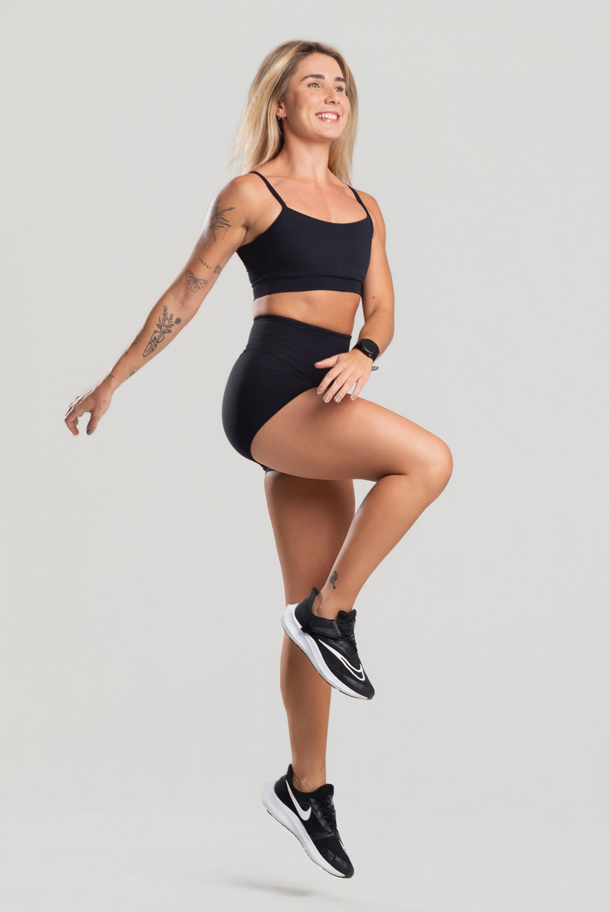 Conjunto Poliamida Preto feminino